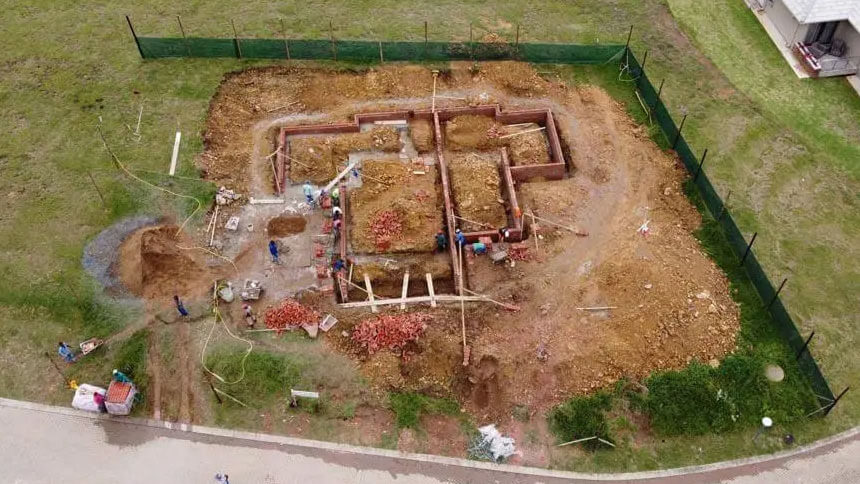 
 Construction begins on new units 
