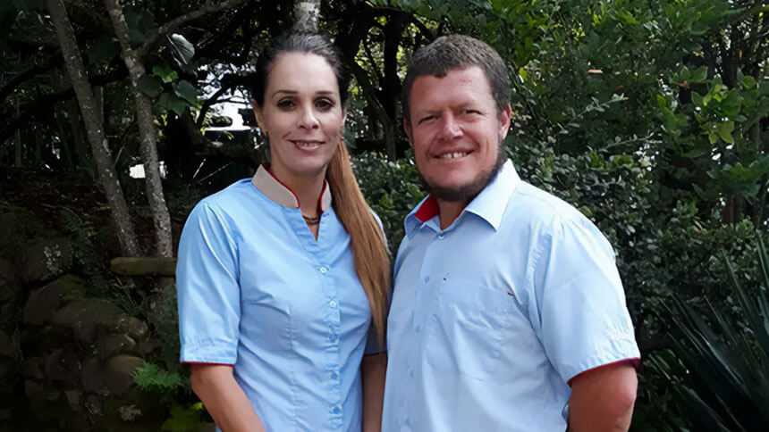 
 Meet the management couple 
