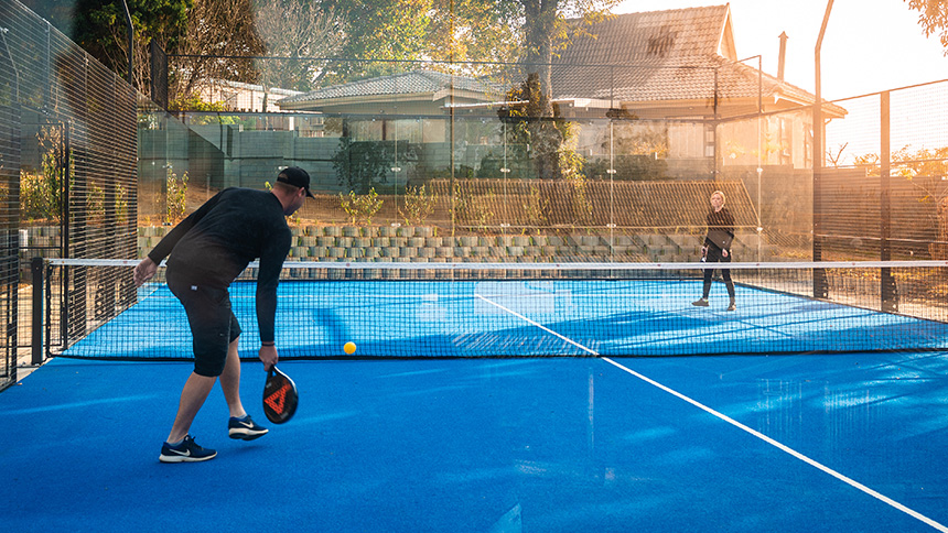 
 Game. Set. Relax. Padel has arrived at Cayley Resort 
